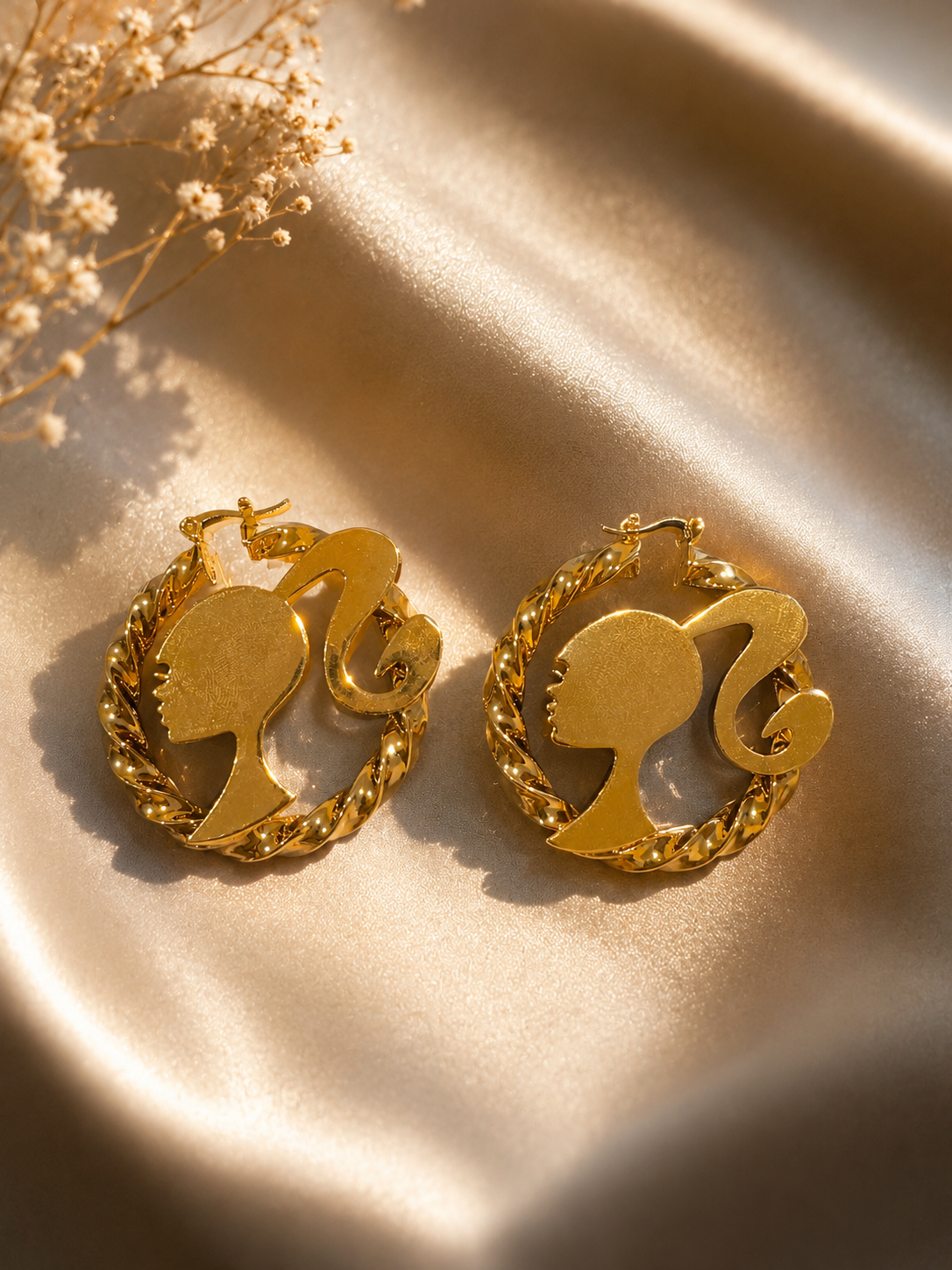 You the Barbie Swivel Earrings (Large)