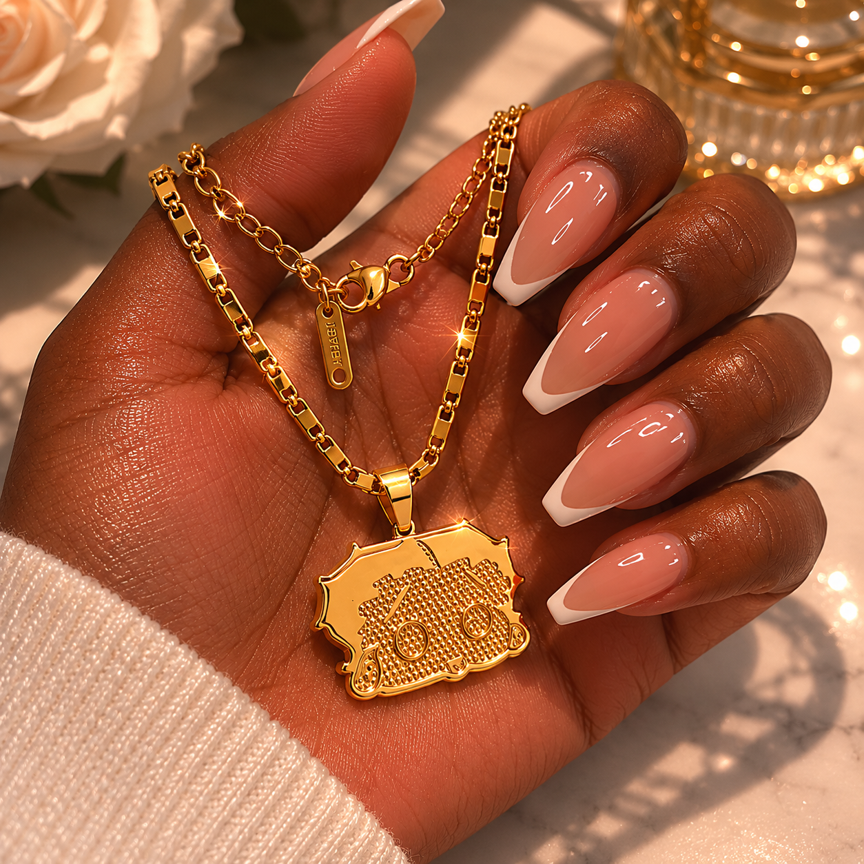 Betty Boop Baddie Necklace