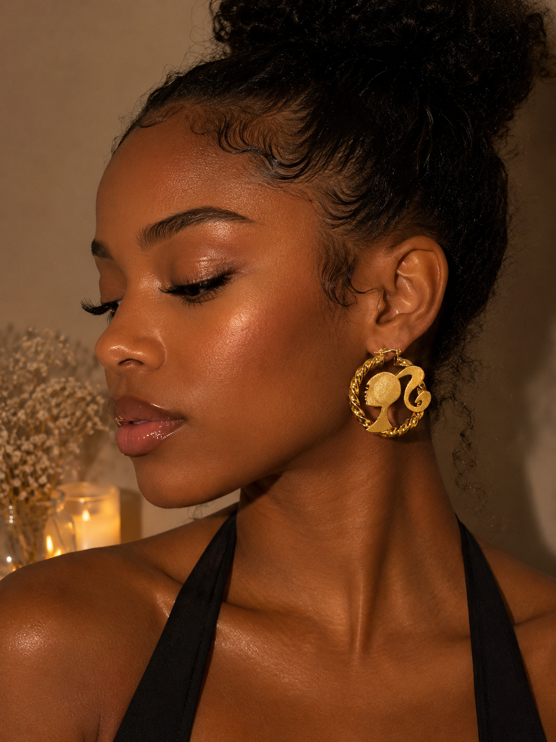 You the Barbie Swivel Earrings (Large)